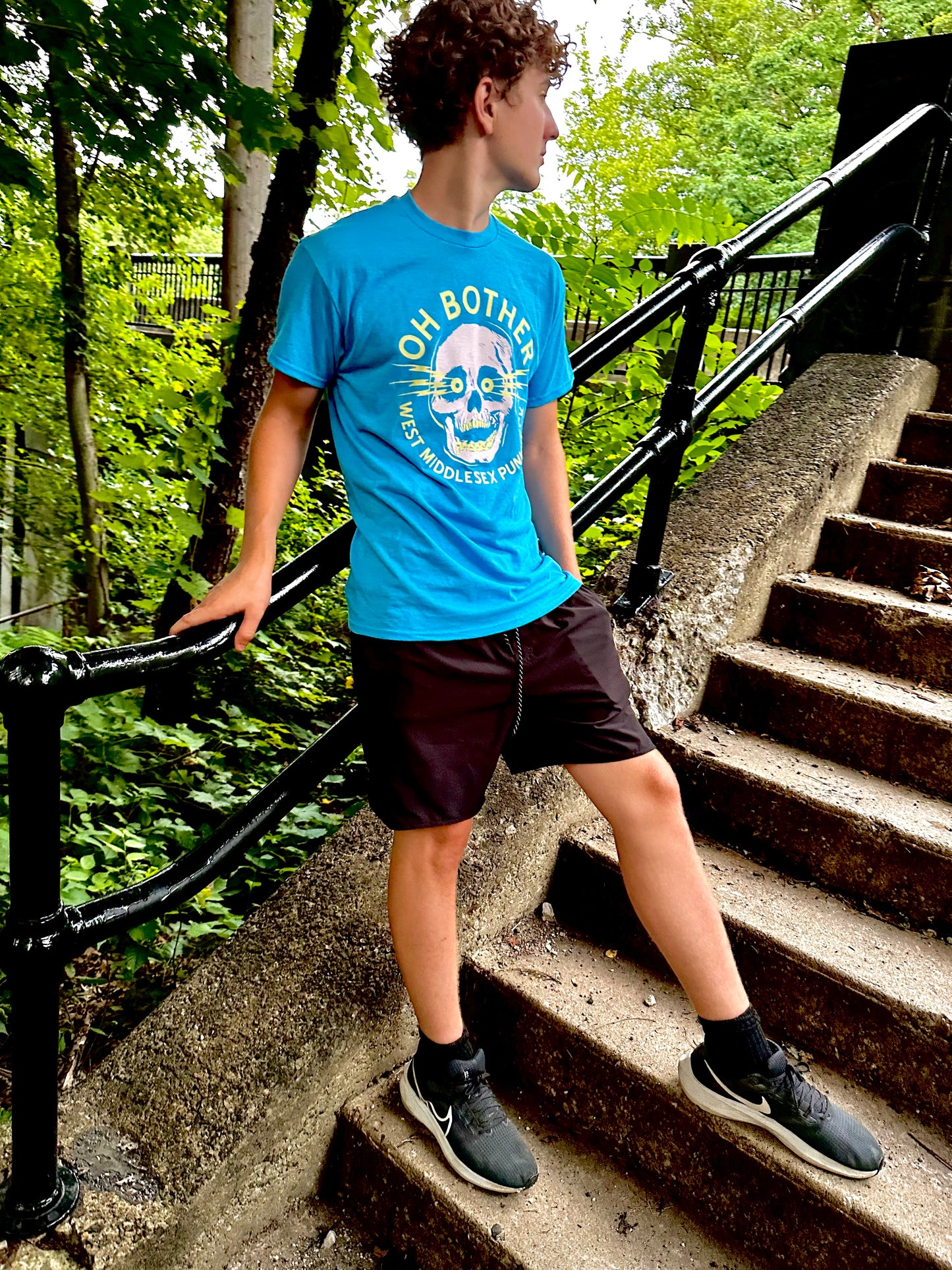 Electric Skeleton Tee - Blue